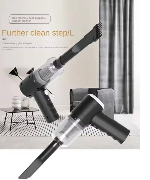3 In 1 Portable Vacuum Cleaner- Durable Wireless Vacuum