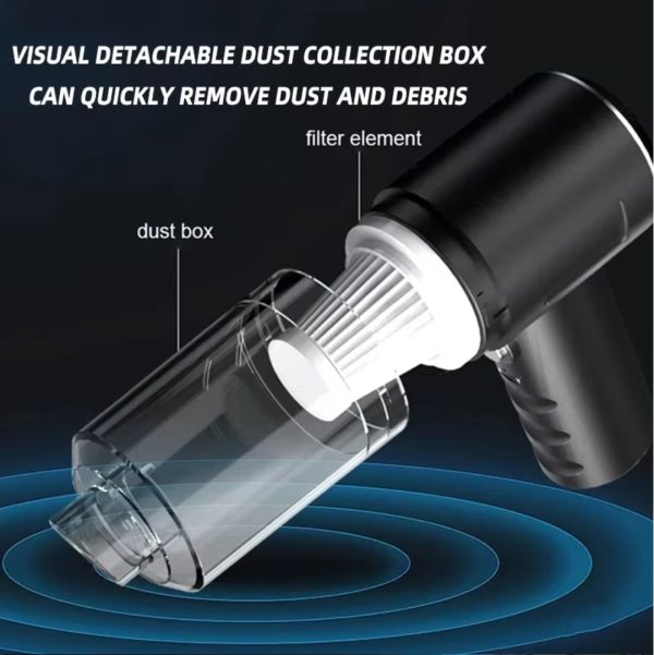 3 In 1 Portable Vacuum Cleaner- Durable Wireless Vacuum