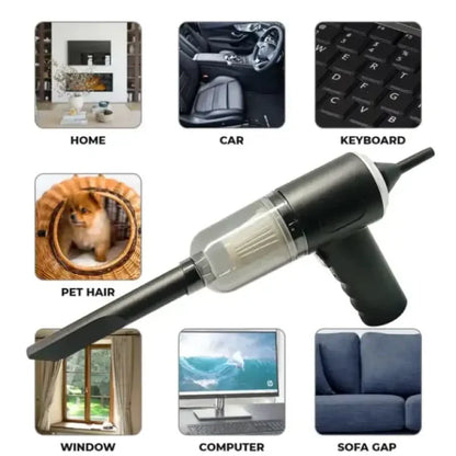 3 In 1 Portable Vacuum Cleaner- Durable Wireless Vacuum