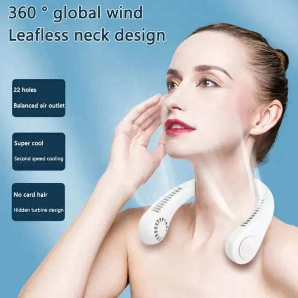 Neck Fan Portable Bladeless Neck Fans